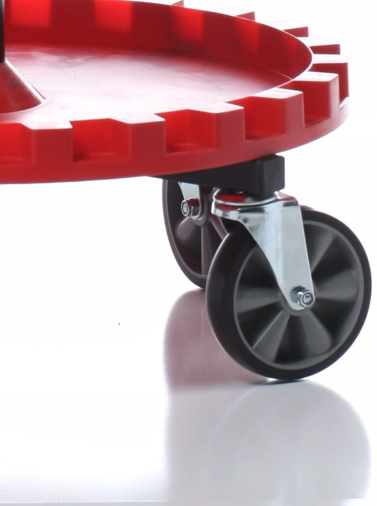 Creeper Seat Monster Padded Rolling Mobile Work Stool Adjustable Height Mechanic