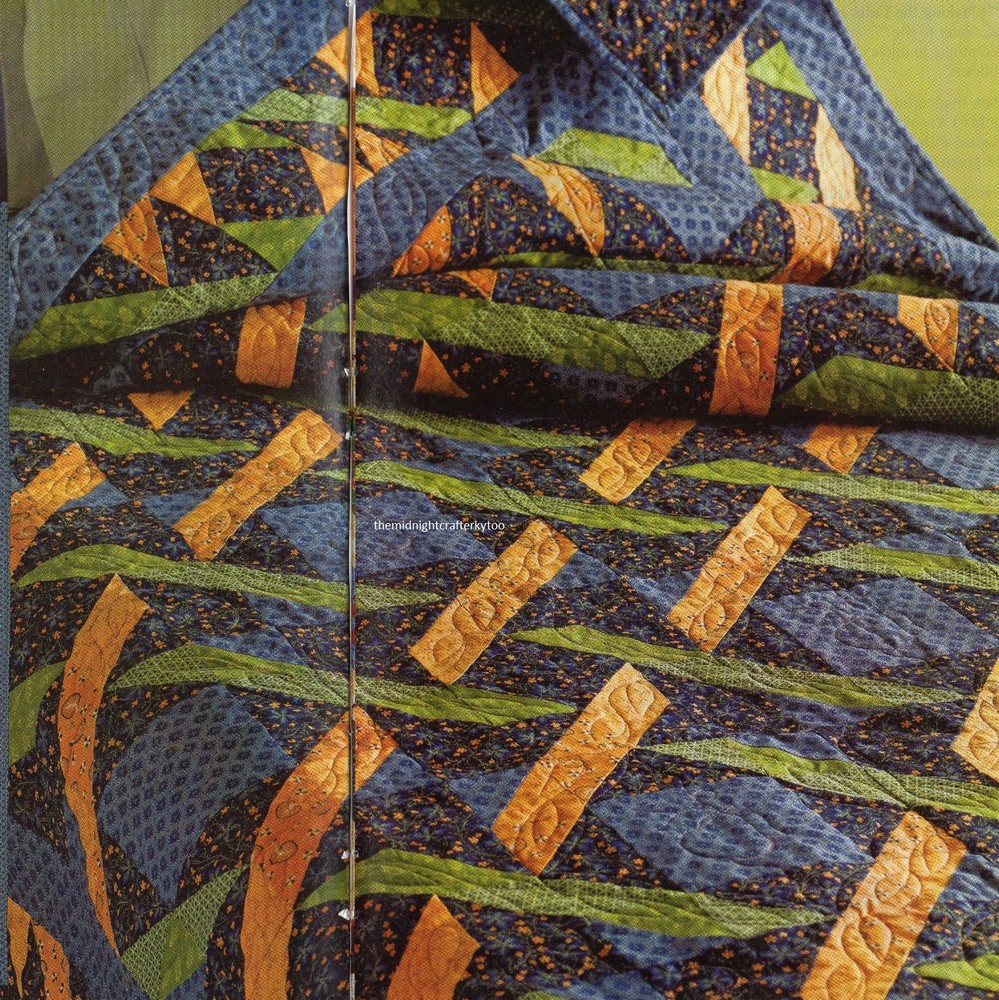 Ribbon Trellis Quilt Pattern Pieced MS