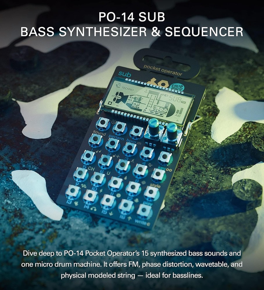 Pocket Operator PO-14 Sub Bass Synth & Sequencer