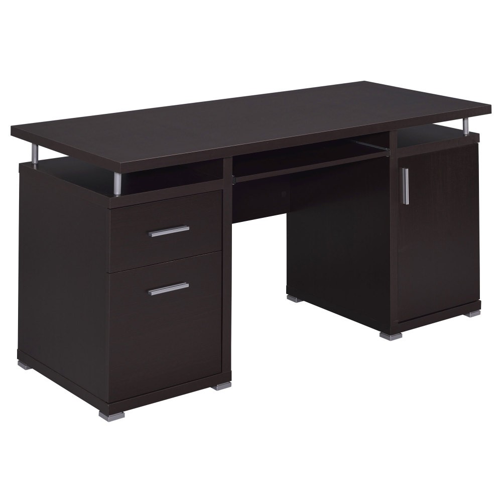 Classic Office Desk w/ 2 Drawers-Compact Computer Desk,Ample Storage & Workspace