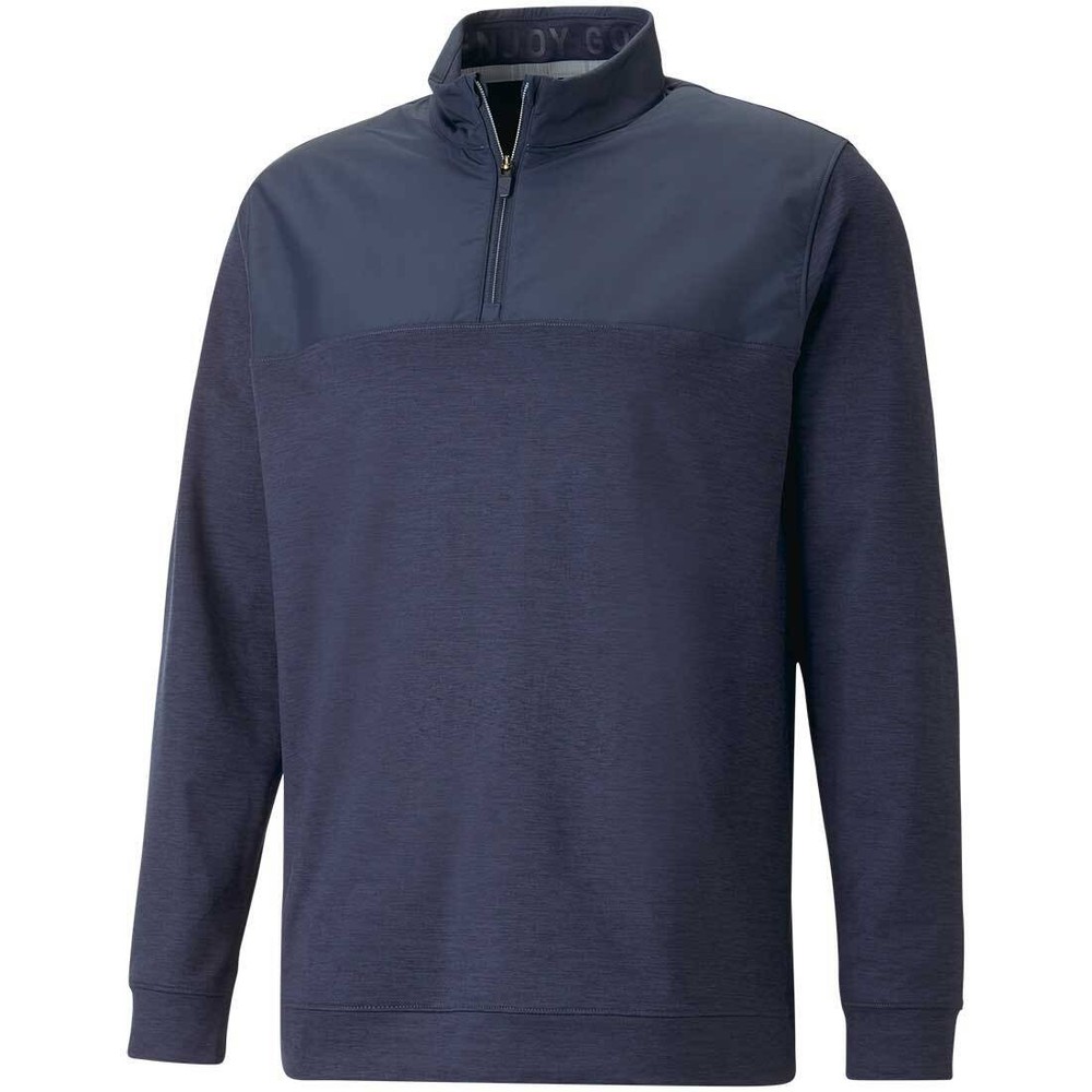 Puma Cloudspun Colorblock 1/4 Zip Golf Pullover