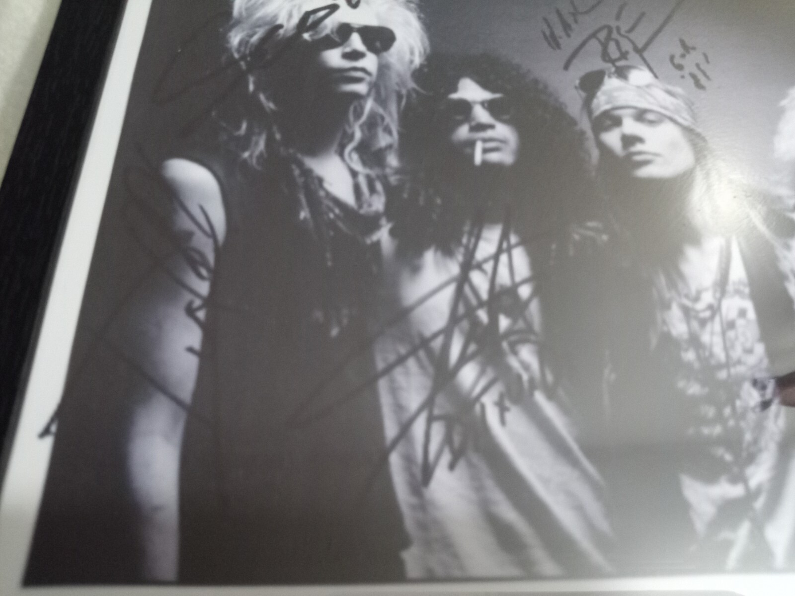 Framed Guns N' Roses band SIGNED reprint 8x10 Photo Autographed Free Shipping