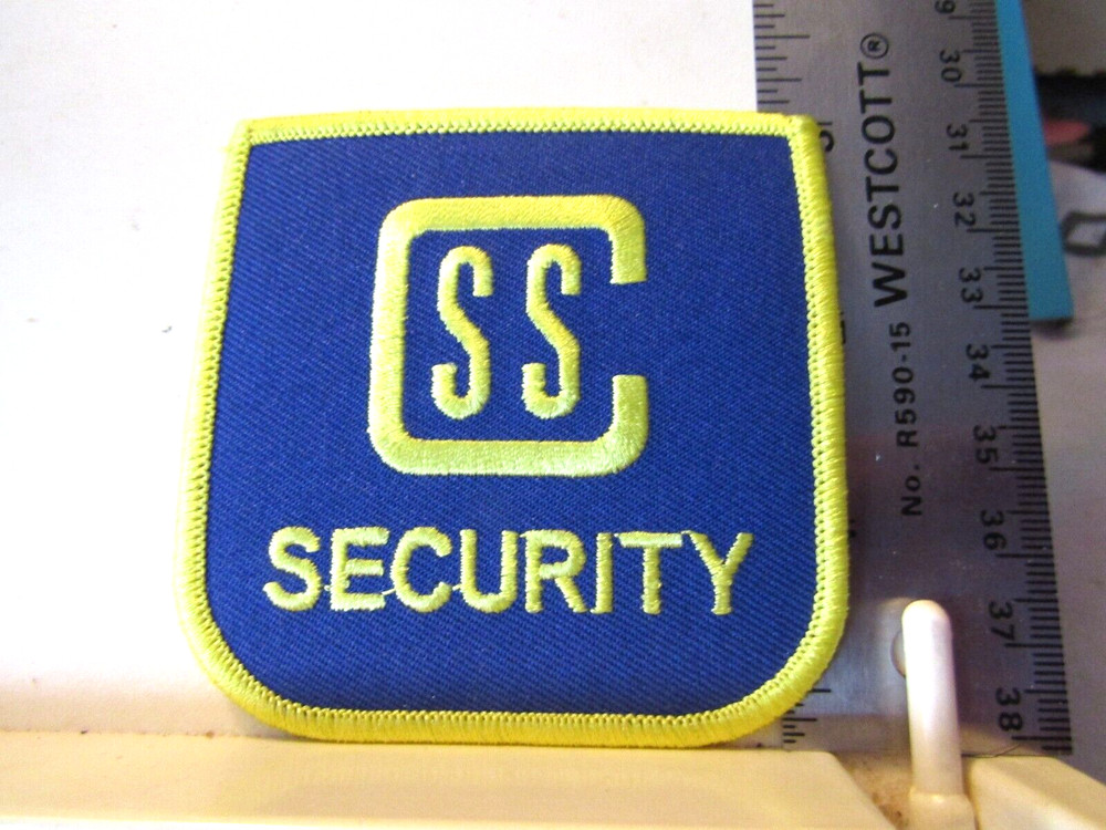 CSS Security patch NOS New York state Long Island blue yellow 3"