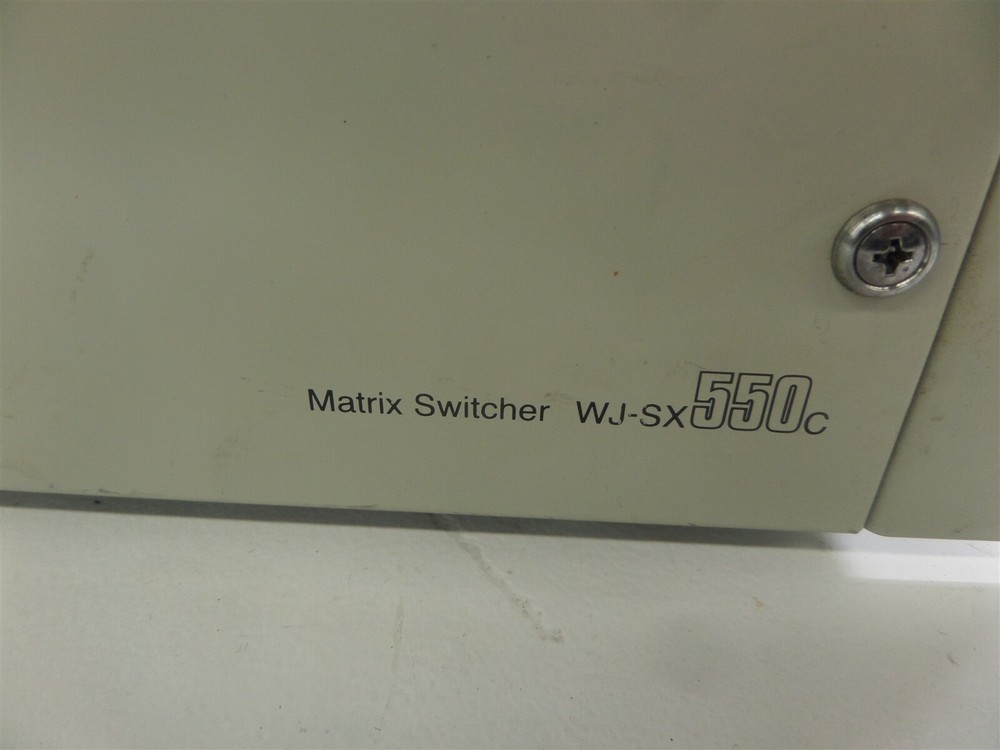 Panasonic WJ-SX550C Matrix Switcher System