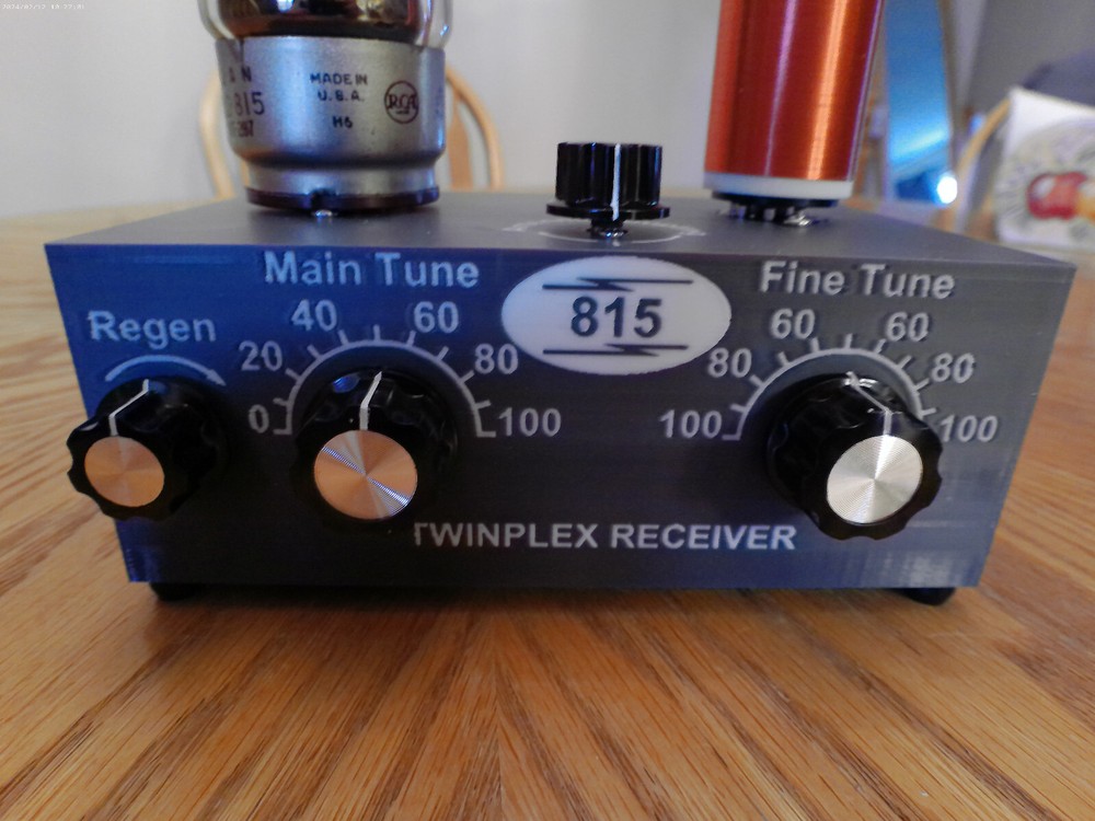 SCHEMATIC ONLY 815 TWINPLEX REGENERATIVE RECEIVER W/SPEAKER AUDIO