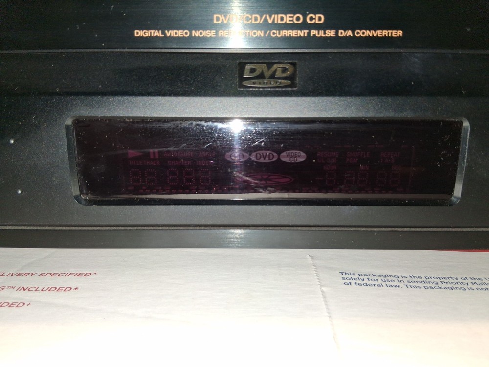 Sony DVP-S7000 CD/DVD Player With Working Remote