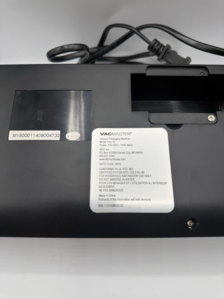 VacMaster Pro110 Used Condition - No Bags