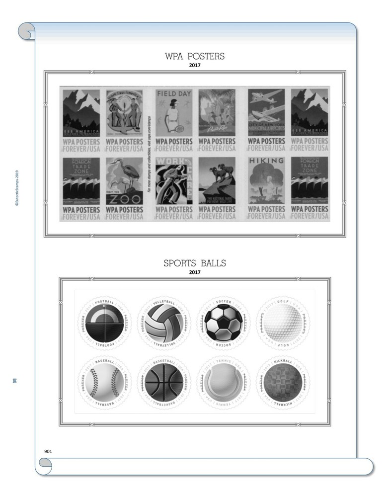 2017 U.S. Commemorative Singles COMPLETE Supplement (White Ace Alternative)