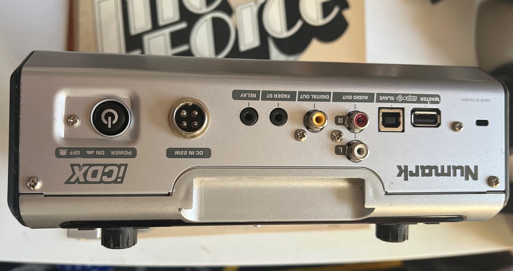 Numark iCDX professional digital audio player MP3 storage (machine only)