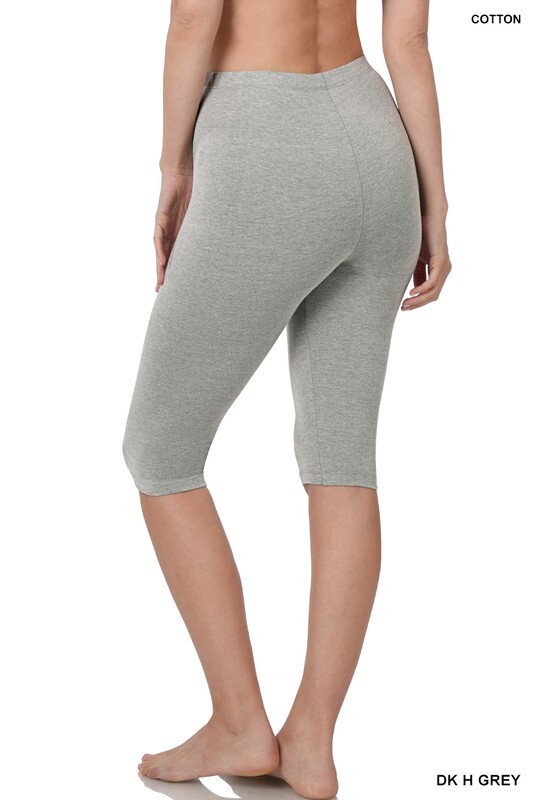 Womens Capri Leggings Soft Stretch Workout Fitness Crop High Waisted Yoga Pants