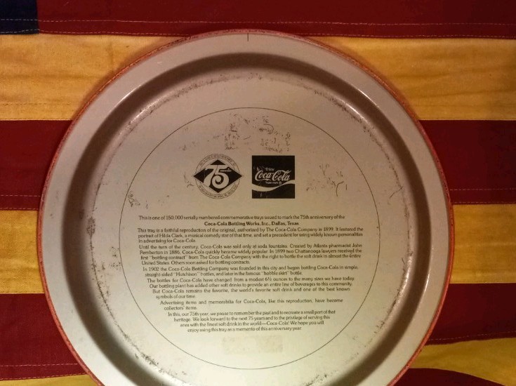 💥 Vintage Coca-Cola Advertising Sign Tray Lot X4