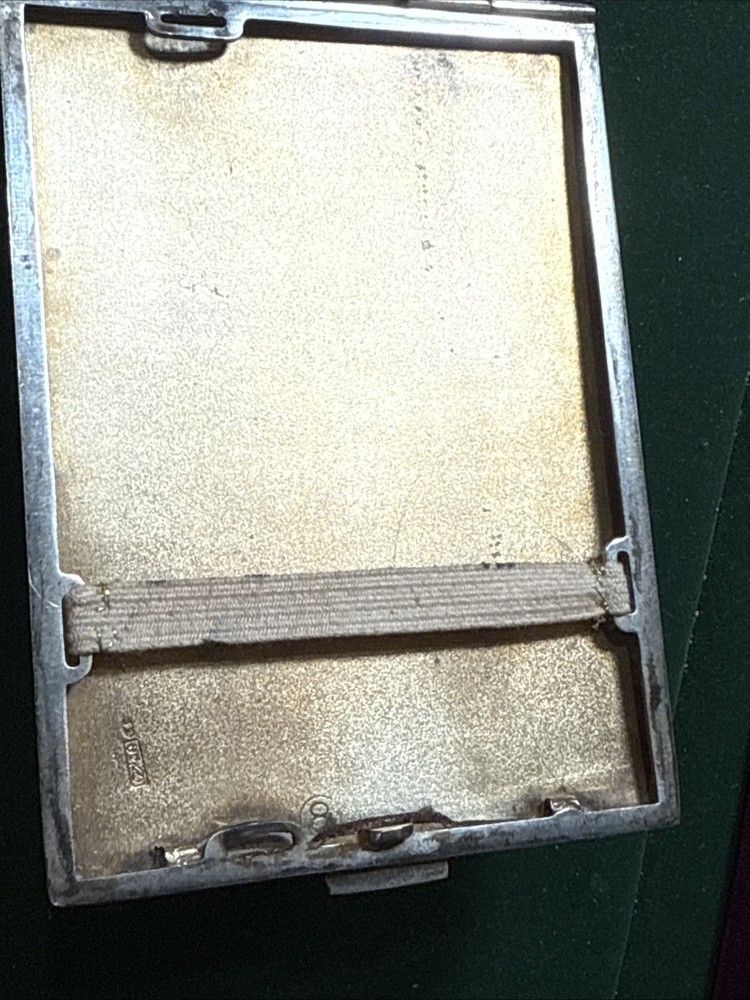 Cigarette Case Scandinavian SILVER .875 with Soviet Awards