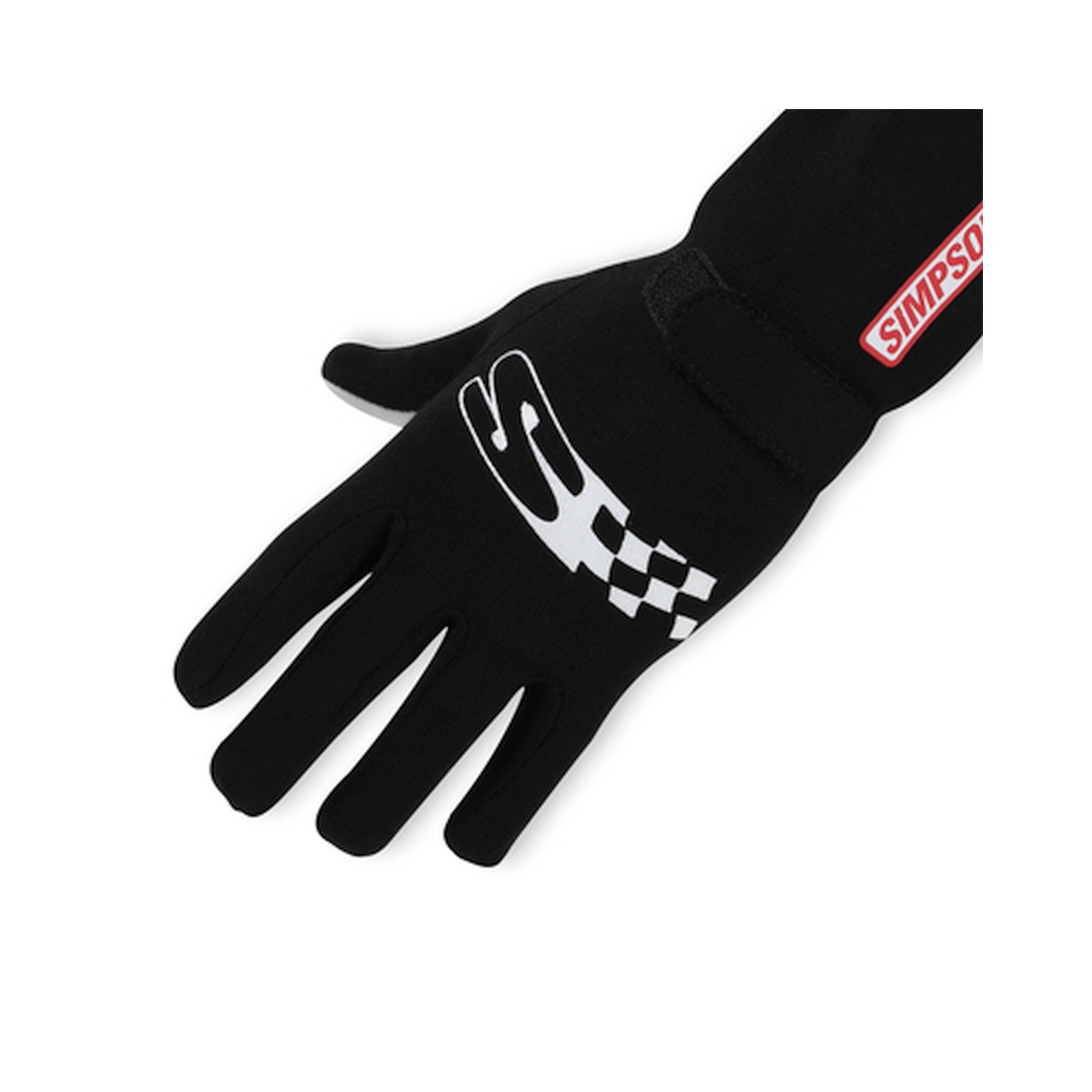 Simpson Racing SSXK Super Sport Driving Gloves Adult XL SFI 3.3/1 Black Pair