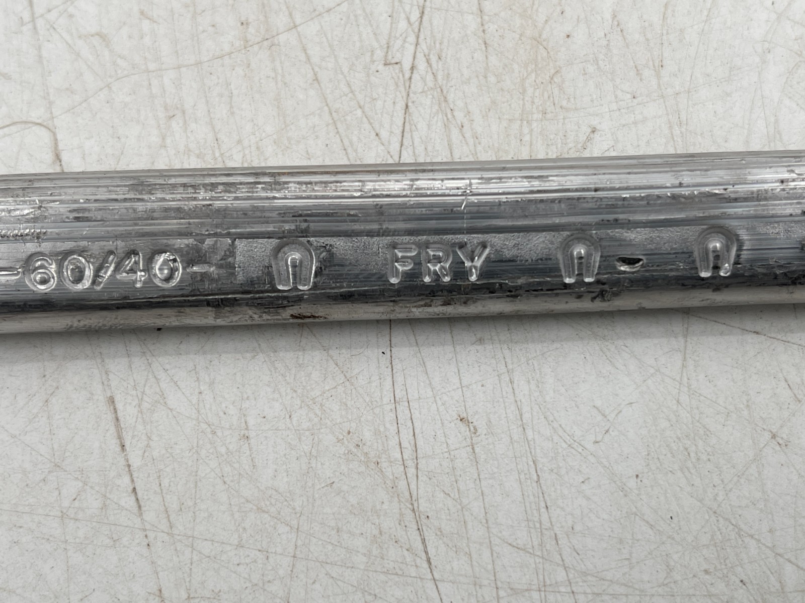 60/40 Solder Stick Bar Tin / Lead FRY Solder NOS