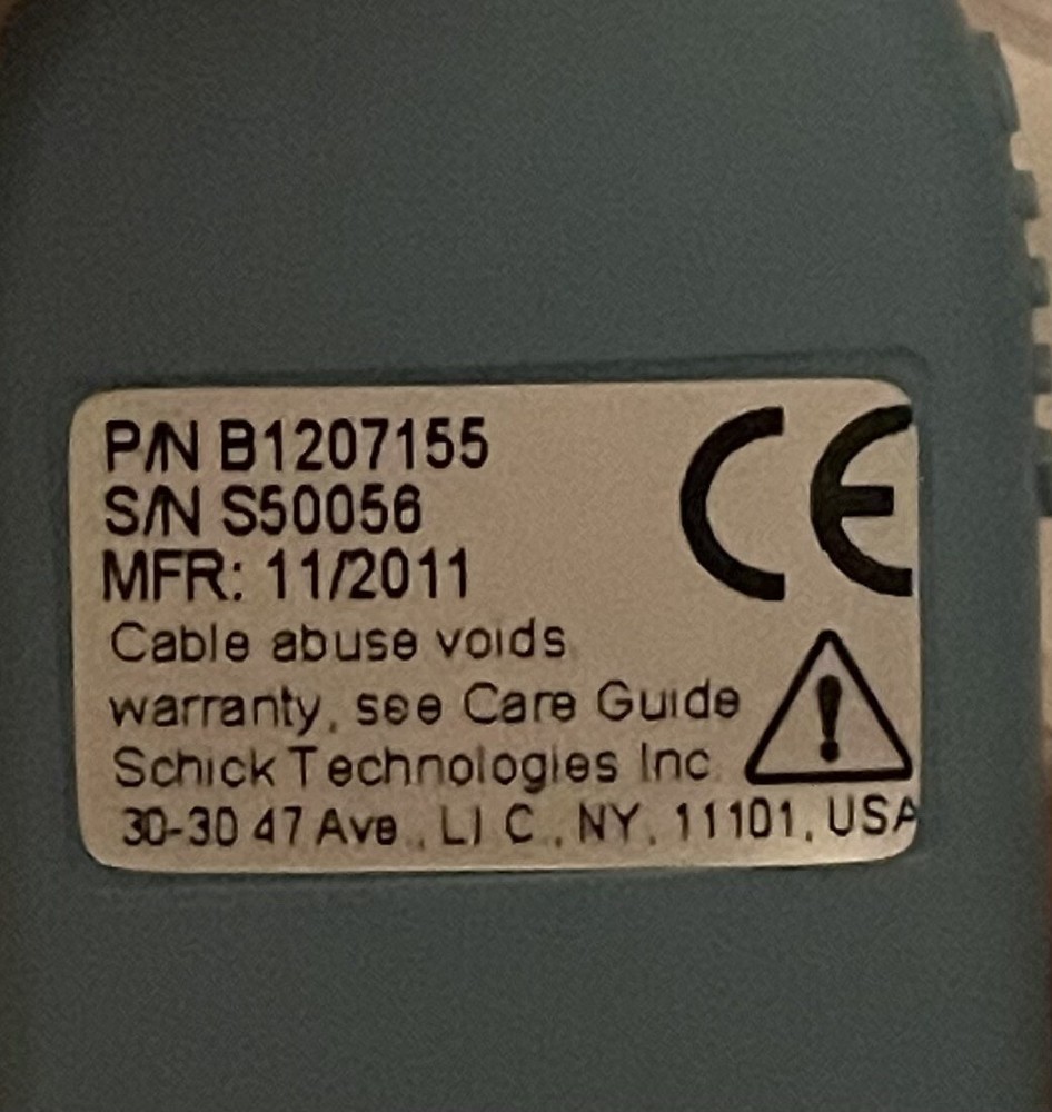 Schick By Sirona Elite Sensor Cable B1207155