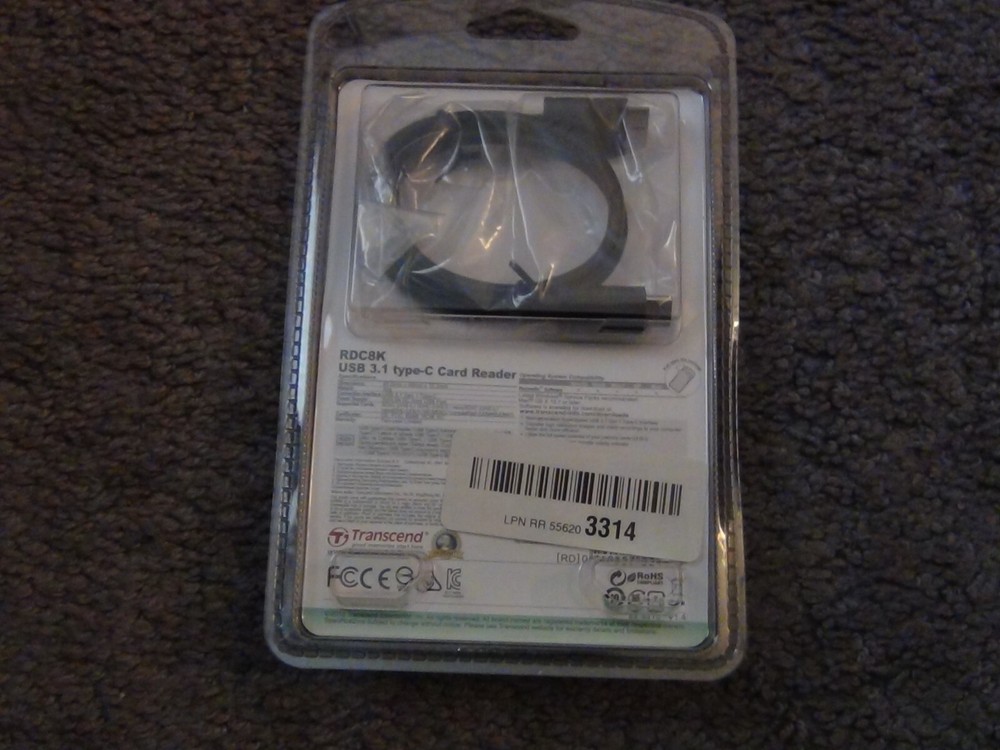 3 Transcend RDC8 Card Reader USB3.1 for CF/SD/SDHC/SDXC/Micro SD SDHC SDXC US