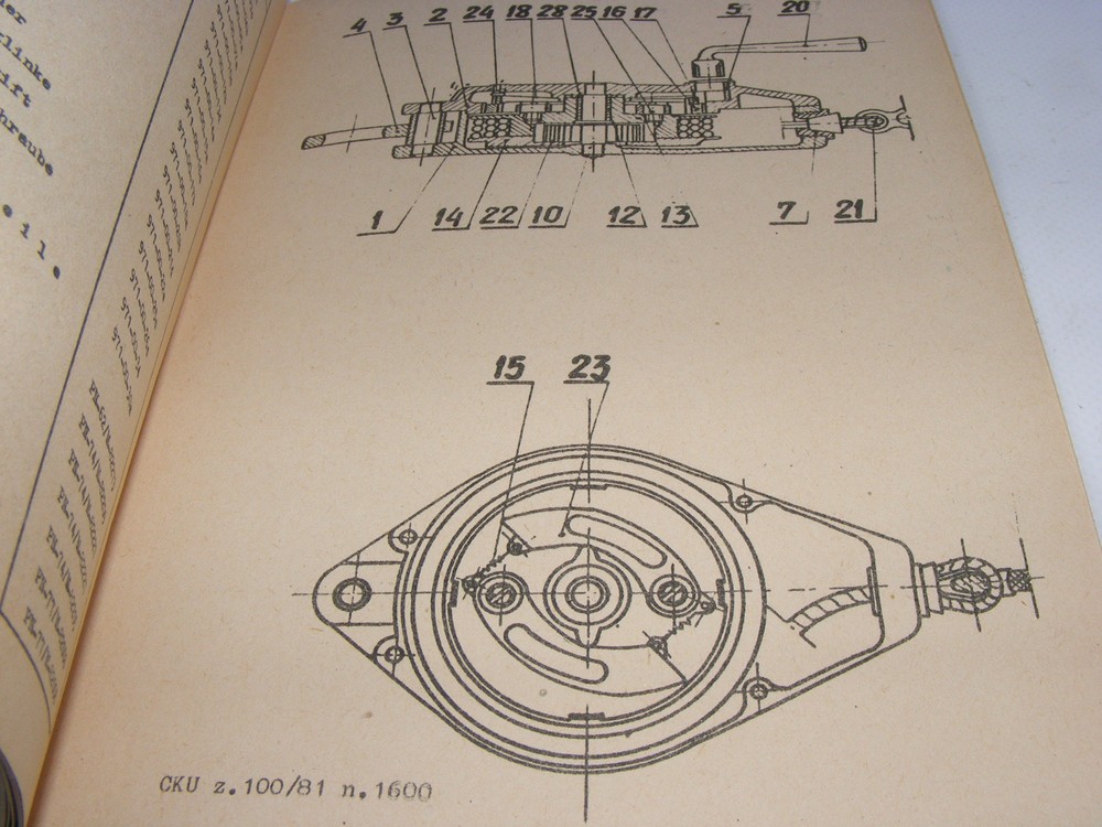 Old Notebook Operating Technical Documentation Safety Device AB 100