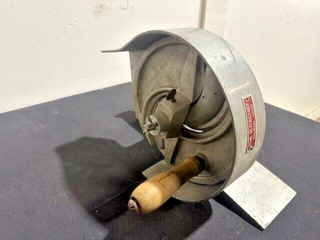 "THE SLICE CHIEF" BASE MOUNTED MANUAL VEGETABLE SLICER + ADJUSTABLE BLADE