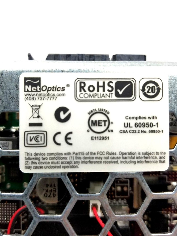 Net-Optics network switch ul 60901-1 nrtl listed e112951 Rohs compliant