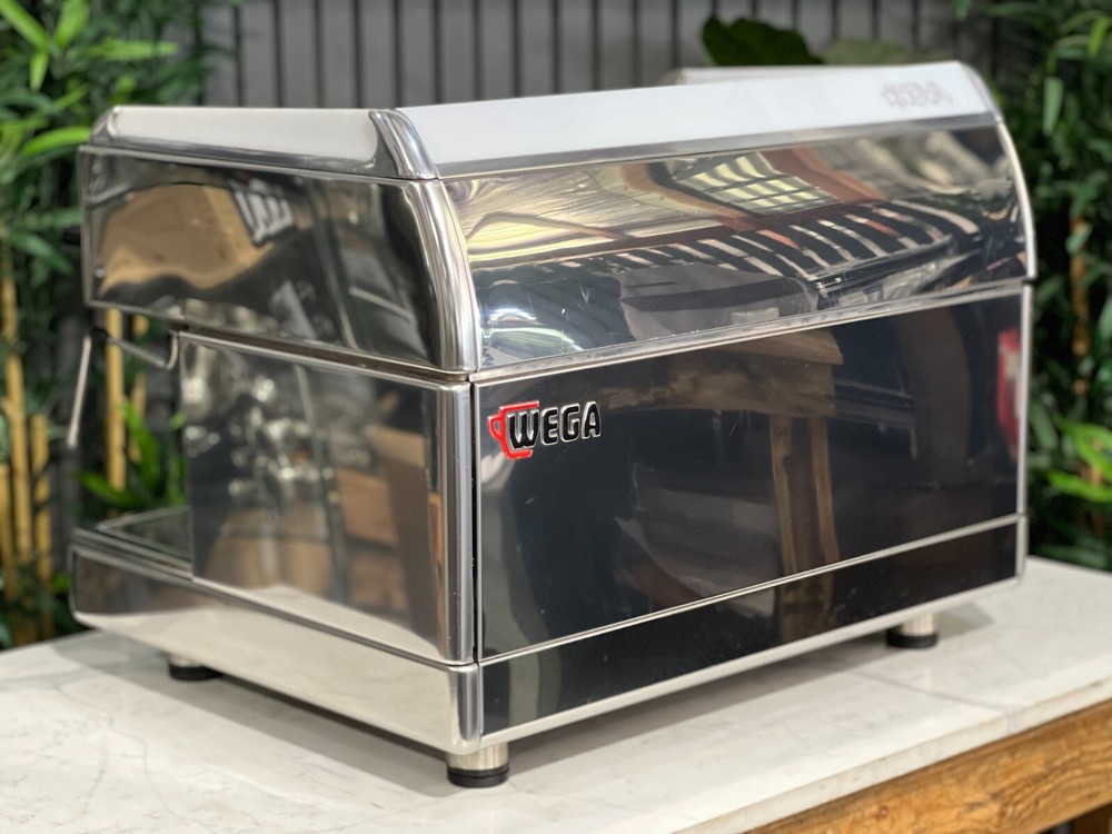 WEGA NOVA 2 GROUP COFFEE MAKER ESPRESSO COFFEE MACHINE COMMERCIAL STAINLESS