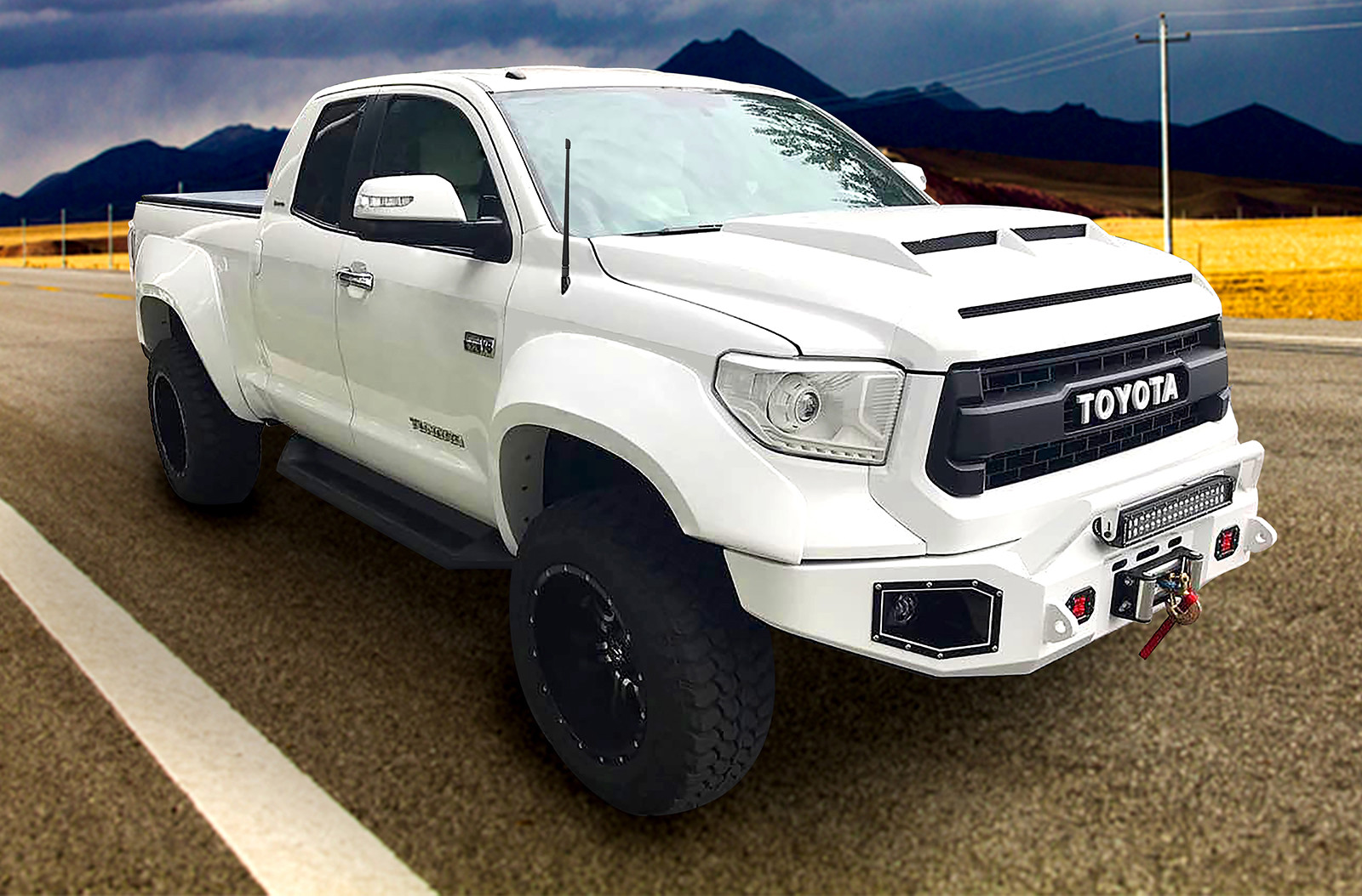 Rydonair 13" Radio Antenna Mast Short Replacement for Toyota Tundra 2014-2022