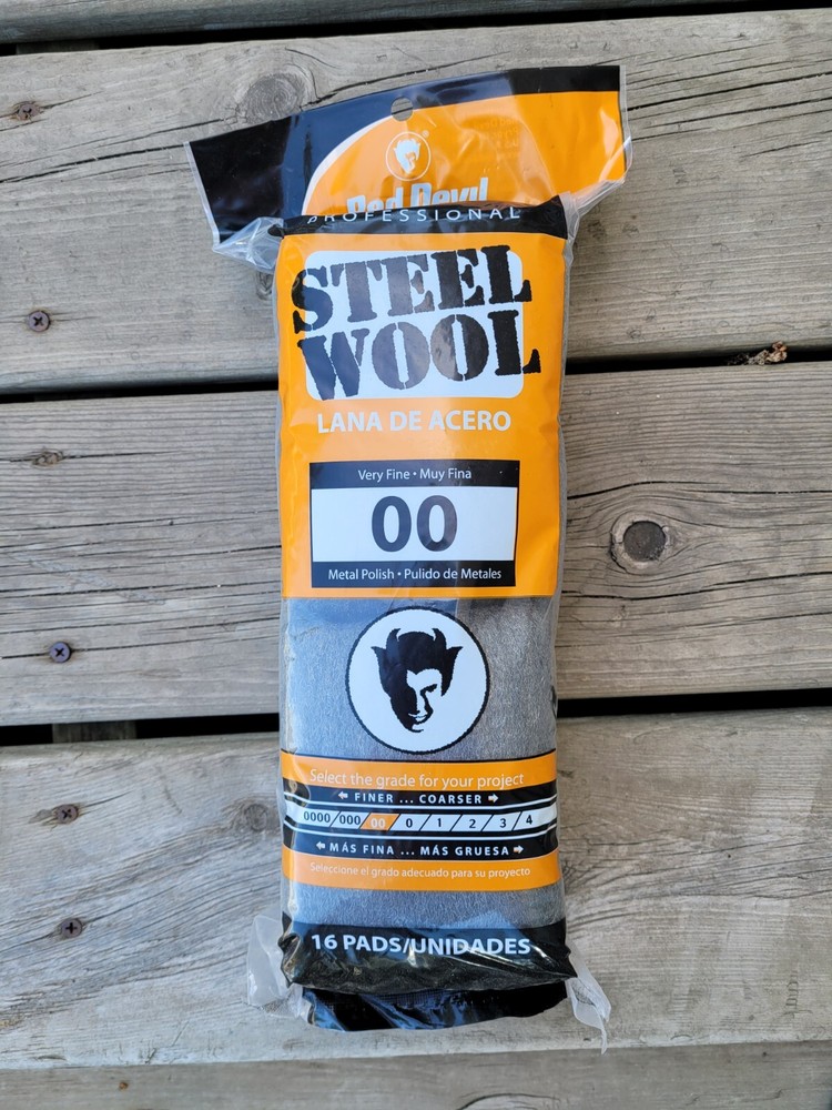 NEW Red Devil 00 Very Fine Professional Steel Wool 16-Pack
