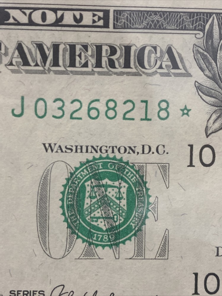 1969C $1 dollar Star Mismatch&misalgned Stuck Digit Error？PCGS UNC 68 Super Rare