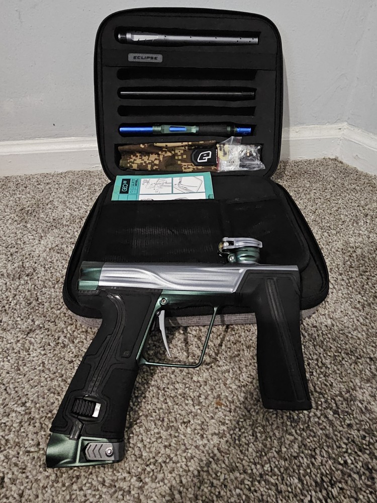 Eclipse Geo R5 Electronic Paintball Marker Silver & Green