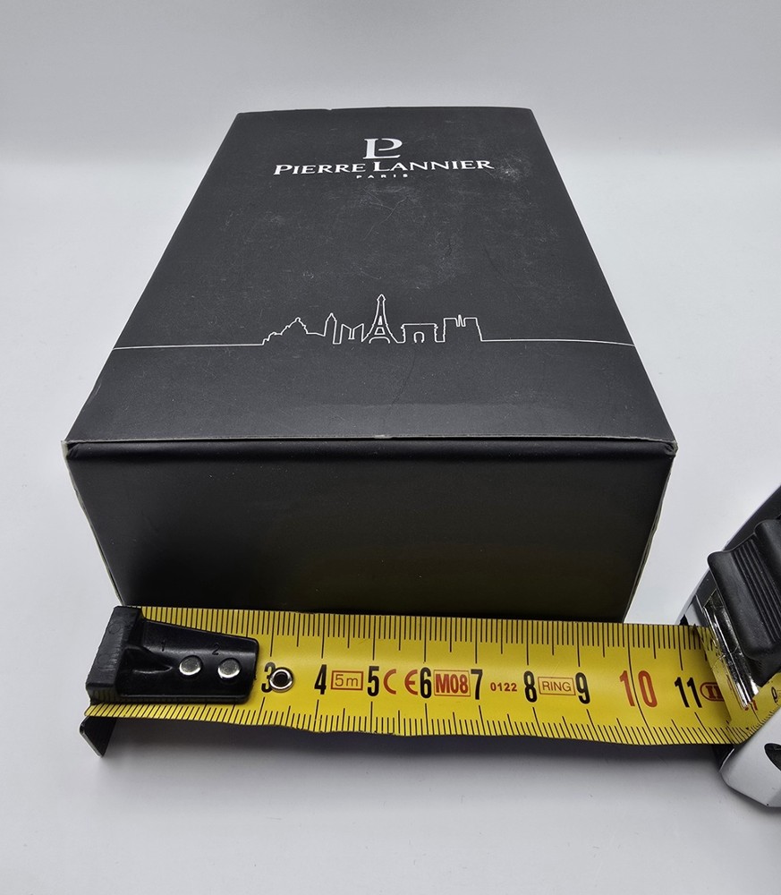 100% AUTHENTIC PIERRE LANNIER | Watch Box | BLACK EMPTY GIFT BOX