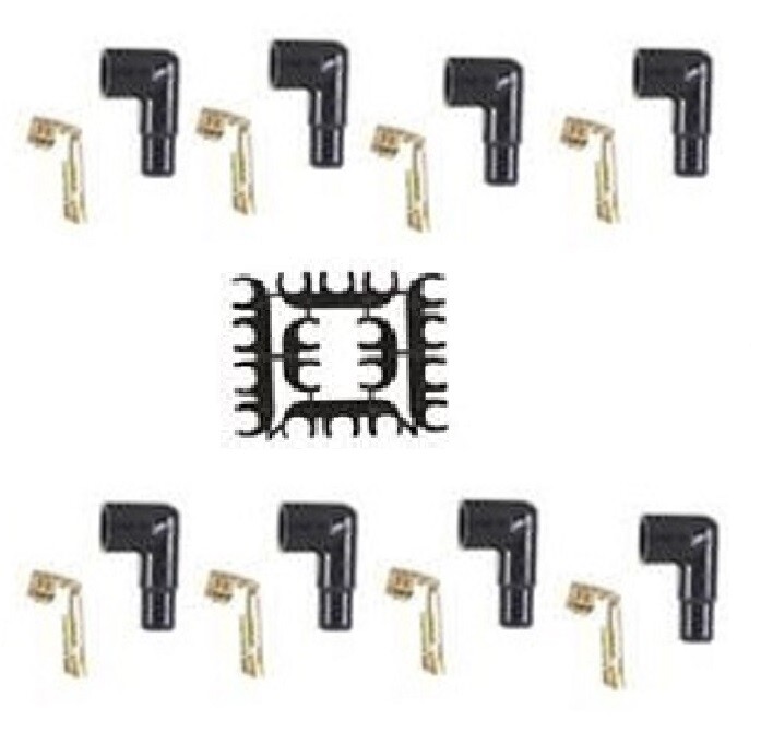 Accel 8mm Spark Plug Wires Boots Terminals Looms Points Socket Distributor Cap