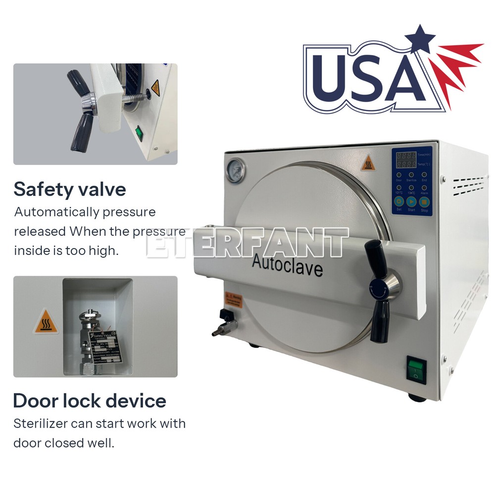 Autoclave Steam Sterilizer Dry Function/UV Sterilizer Cabinet/Sterilizer+Printer