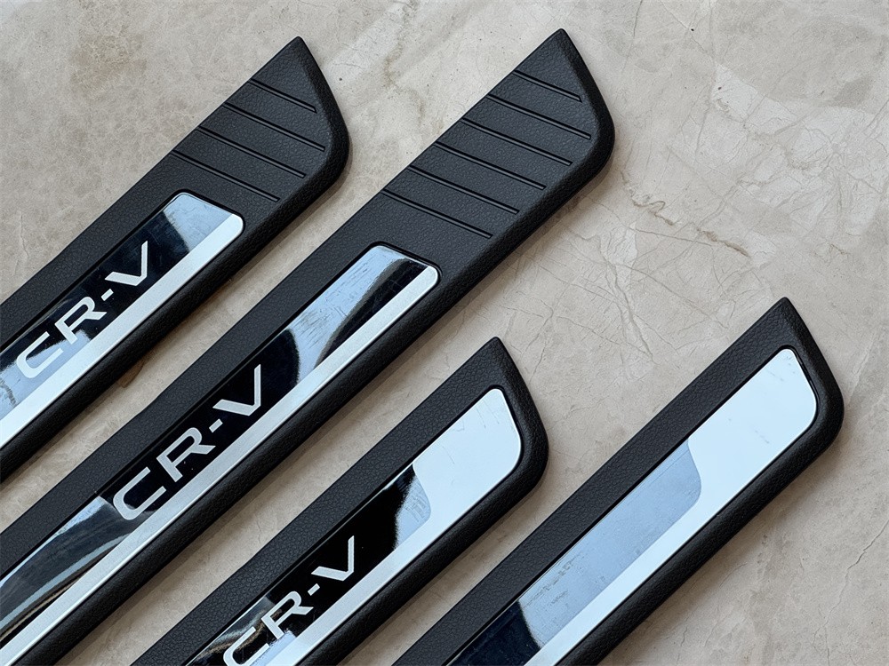 For Honda CR-V CRV Steel Accessories Protector Door Sill Scuff Plate Car Sticker