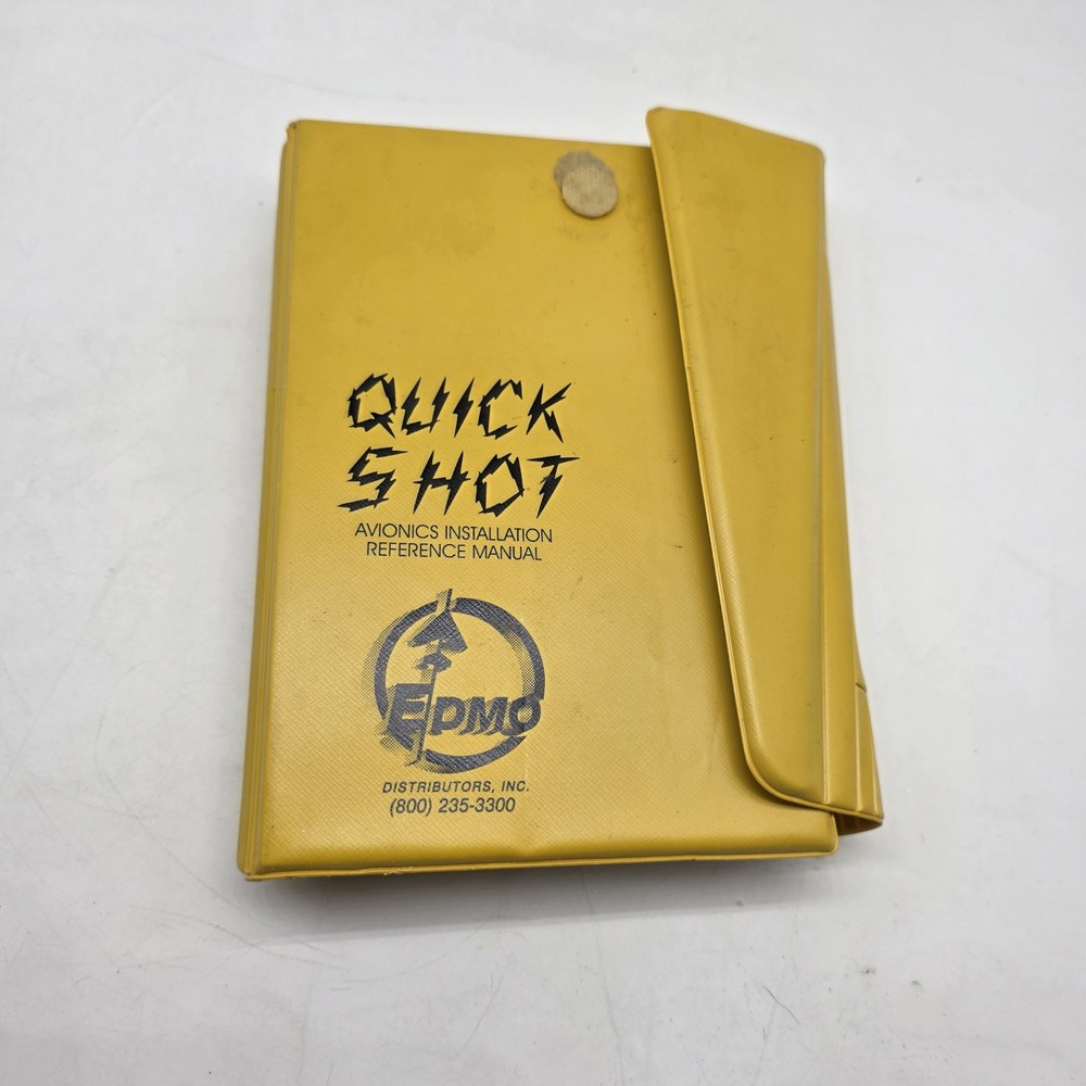 Edmo Distributors "QuickShot"Avionics Installation Ref Manual Rev 3