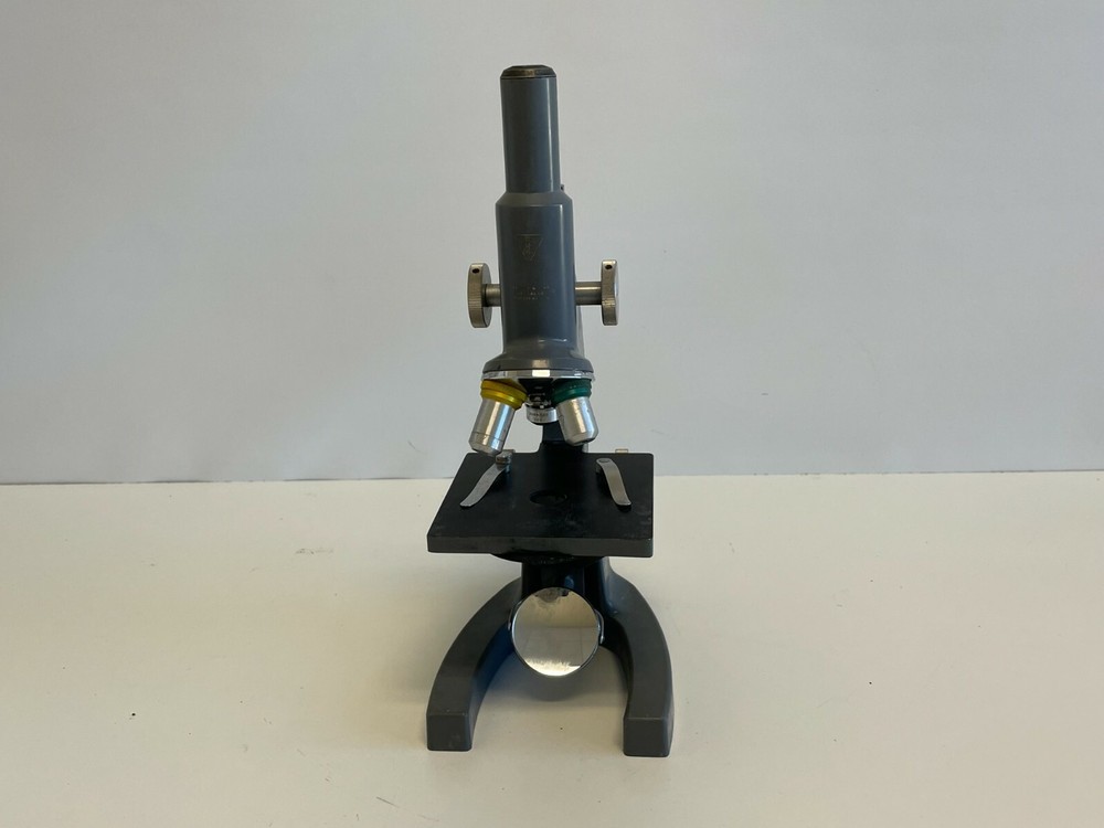 Vintage Bausch & Lomb B&L Microscope with Objectvies