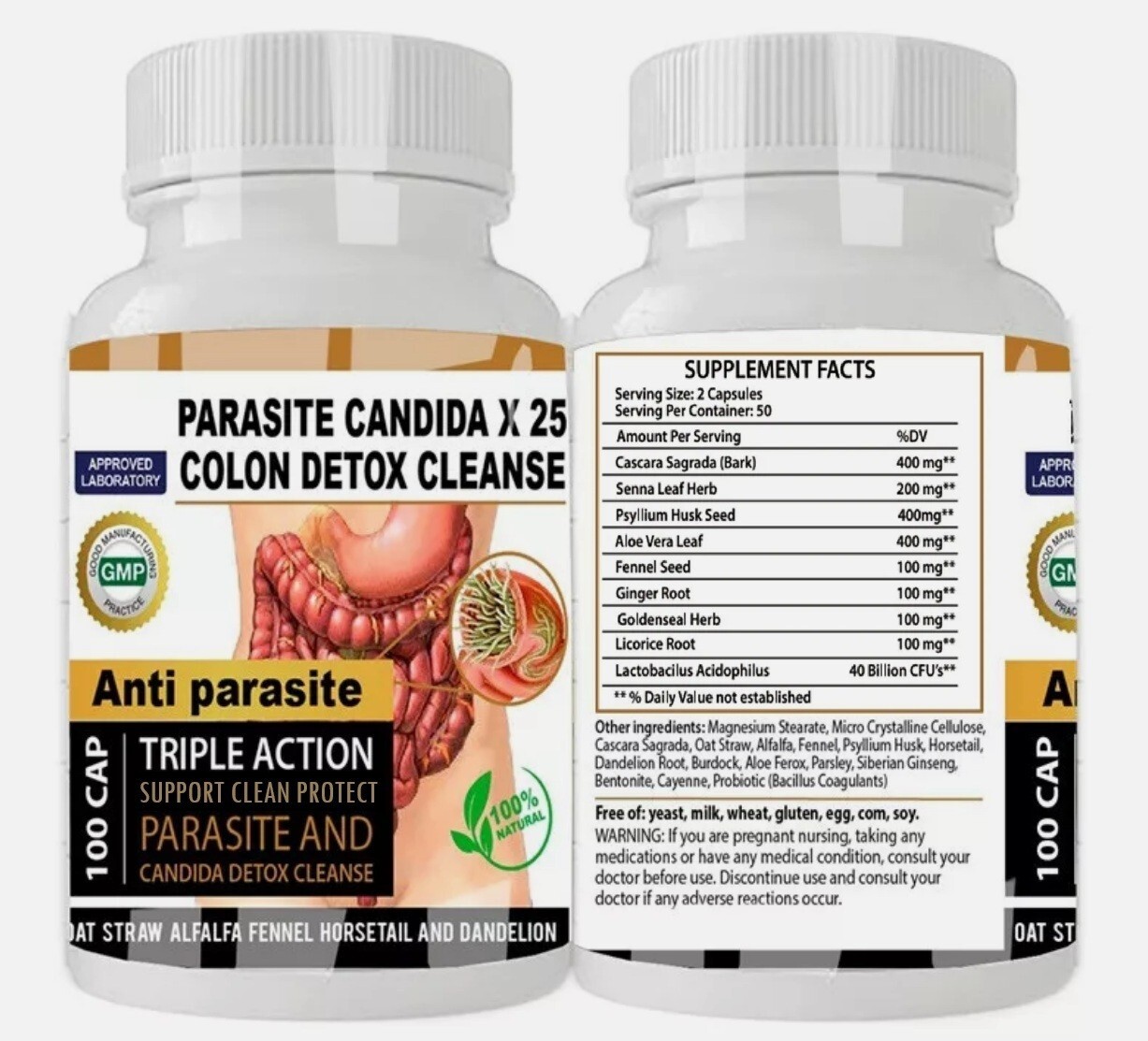 Parasite Killer - ANTI-PARASITE COMPLEX -To do a parasite Cleanse- 1 Bottle