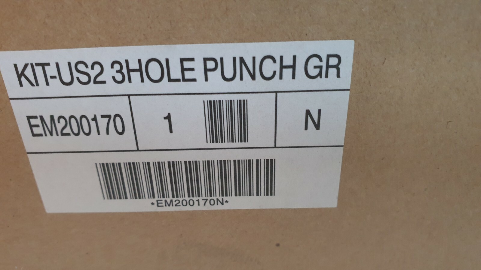 Genuine Xerox EM200170 US 2/3 Hole Punch for D2 Finisher C7780 C6680 C5580 BNIB