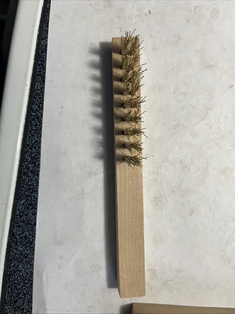(20) Brass Bristled Wire Brushes