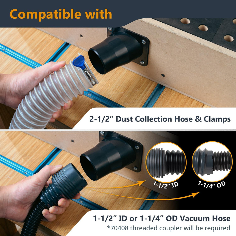 70124 Universal Dust Port, 2-1/2"