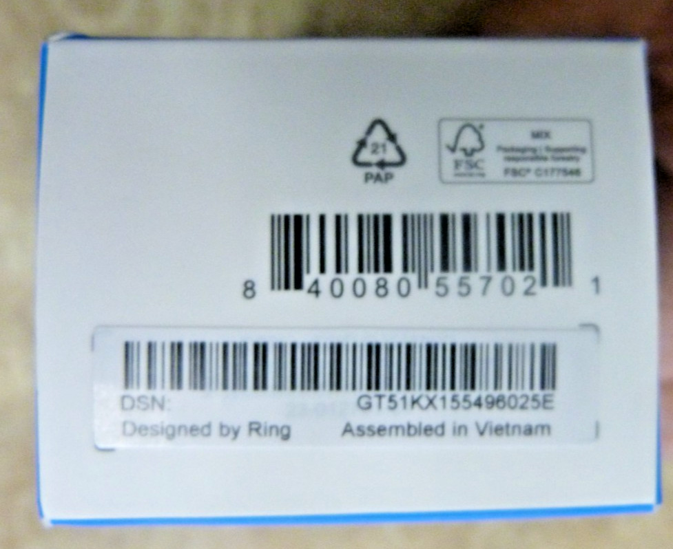 Ring Video Doorbell Wired - Black