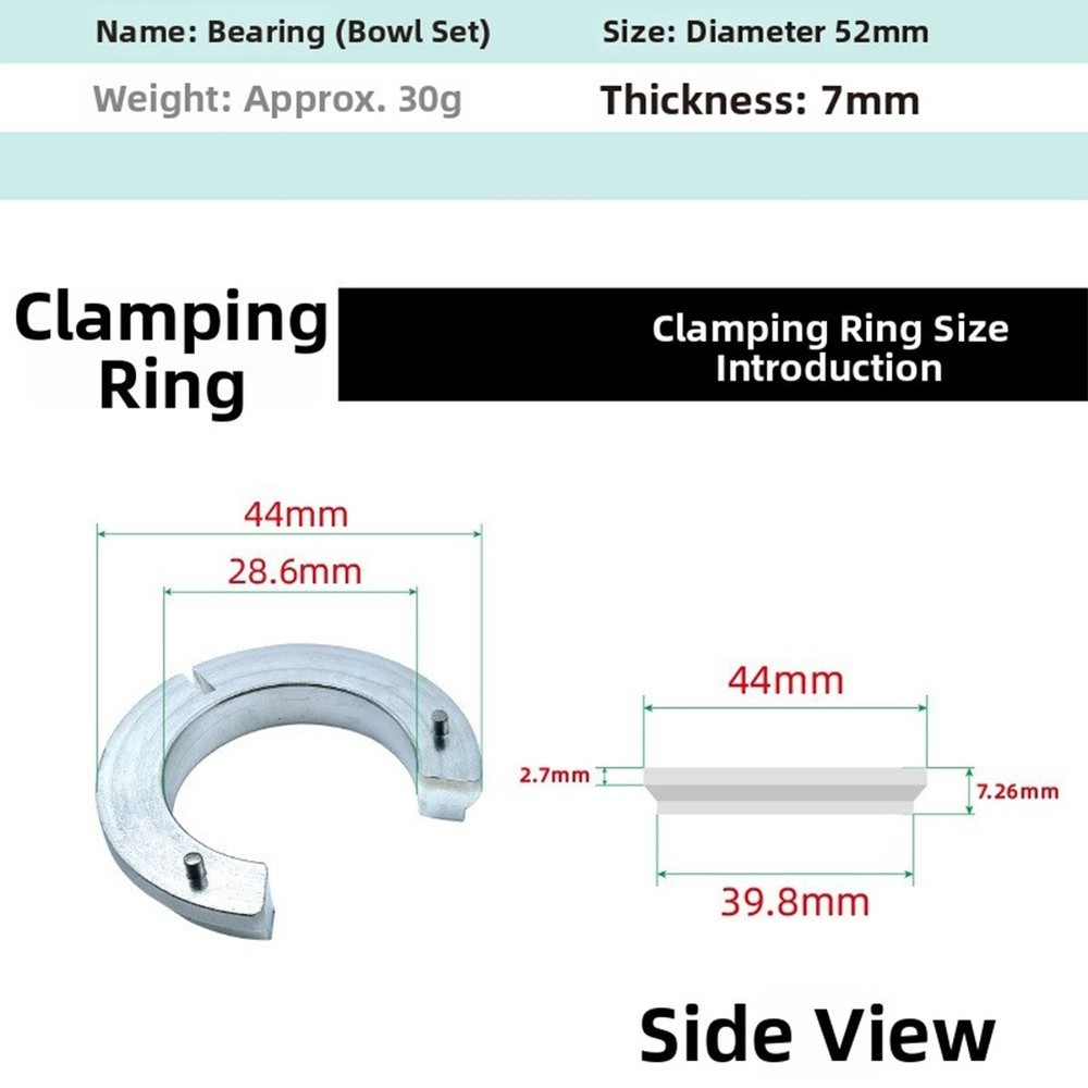 Integrated Handlebars Headset Adapter Stability Enhancement Precise Fit