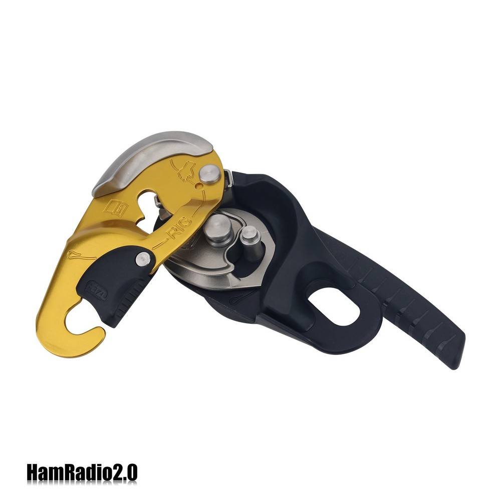 D021 RIG Compact Rope Access Self-braking Descender Built-in AUTO-LOCK System