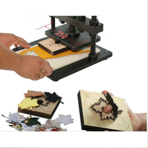 Hand press mold mould Die sample cutting machine Leather cutter creasing machine