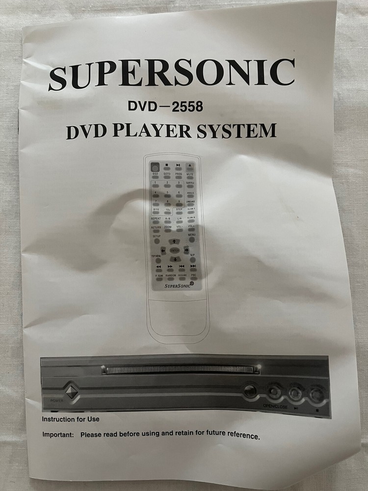 Supersonic - DVD Player System - 2558