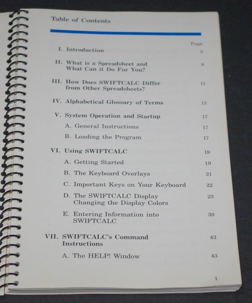 SWIFT CALC by TIMEWORKS spreadsheet C64 Disc software. 1983 excellent