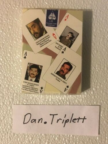 Iraqi Most Wanted Playing Cards