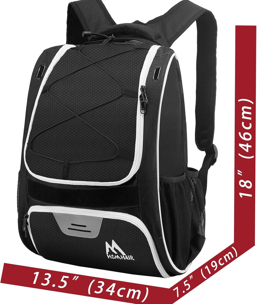 Baseball Bag-Baseball Backpack Holder for Baseball, Large Main Compartment,Softb