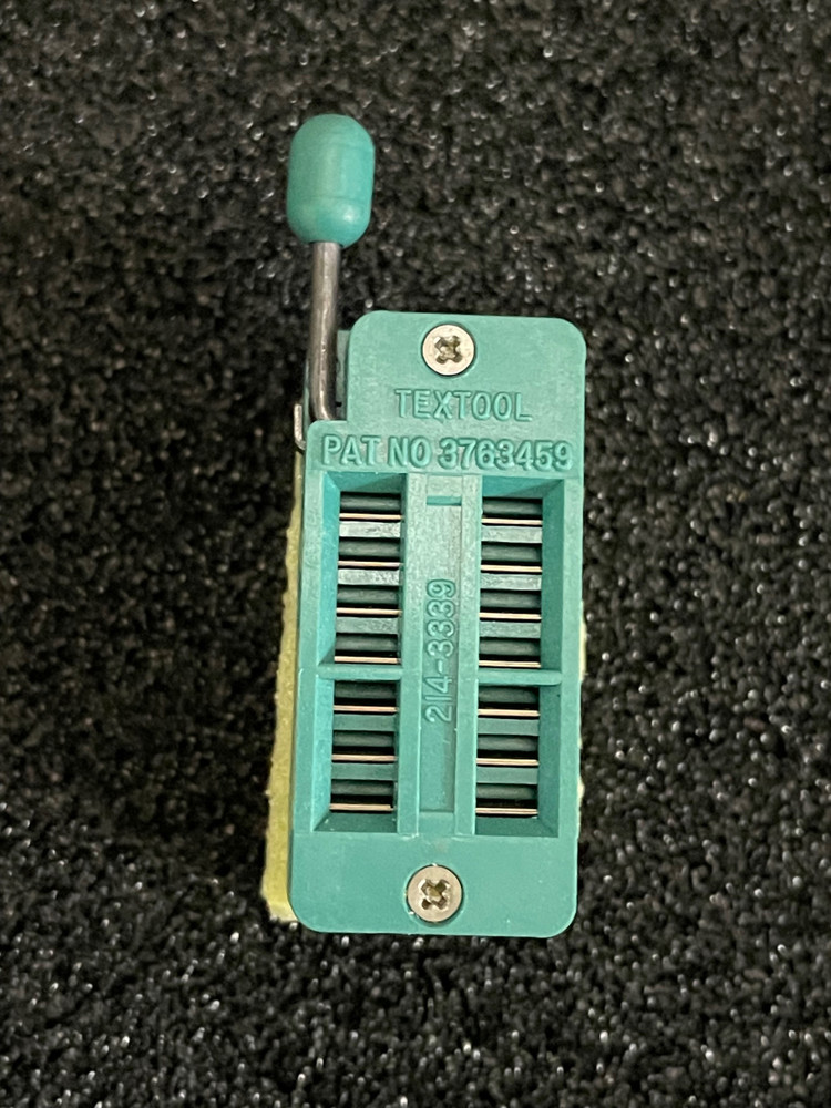 1pc 3M 214-3339  TEXTOOL DIP  ZIP SOCKET 14POS  **NOS