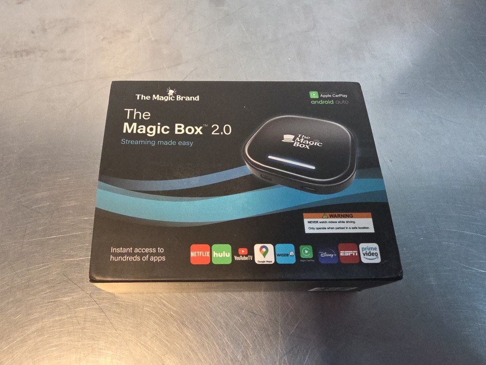 The Magic Box 2.0, Wireless CarPlay/Android Auto Adapter, Wireless Auto