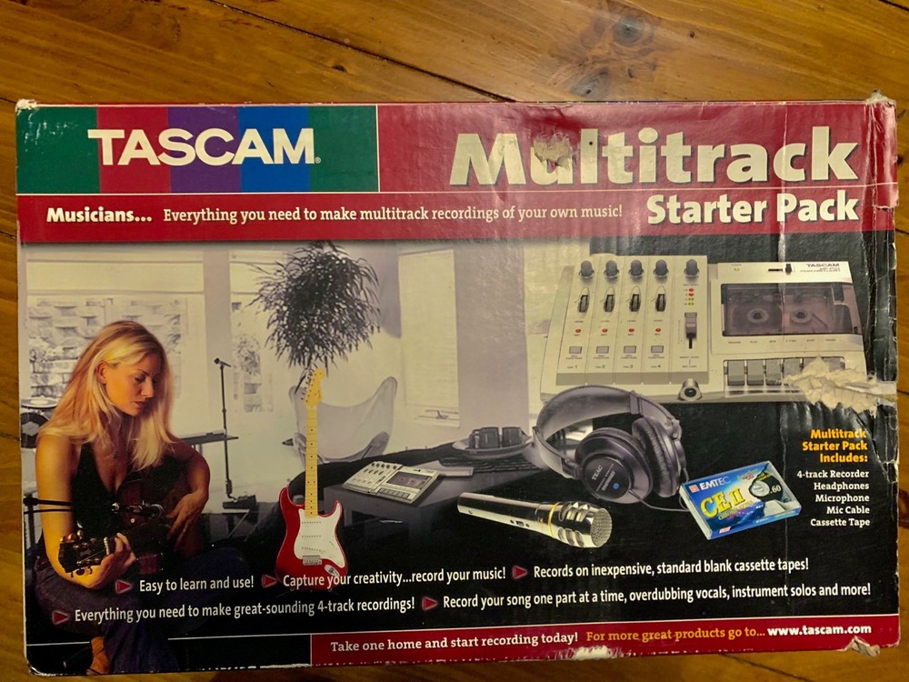 Vintage Tascam Multitrack Cassette Starter Pack Unopened