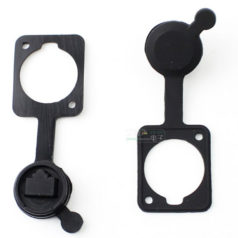 1Pcs RJ45 network D-type base socket dustproof and waterproof plastic cover